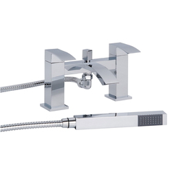 Bild von Chrome Bath Shower Mixer Tap – Wave
