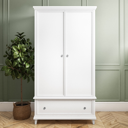 Bild von White Double Wardrobe – Georgia