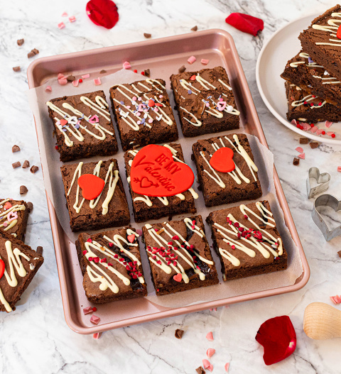 Bild von Artisan Valentines Brownies