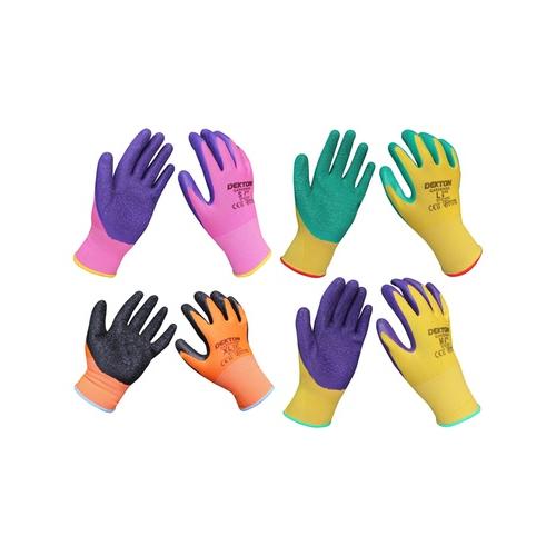 Bild von Dekton Latex-Coated Gardening Gloves: One Pair