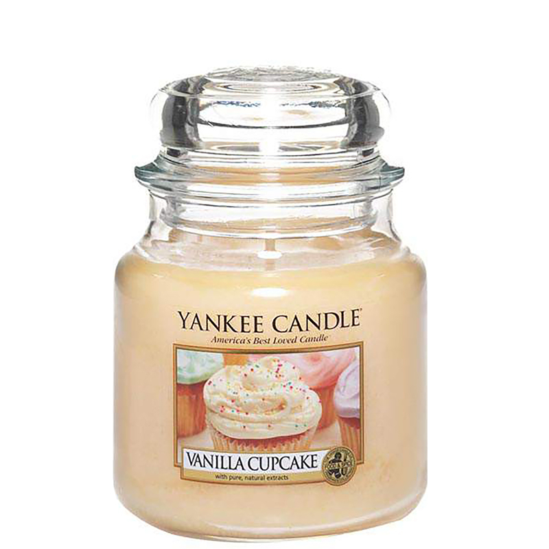 Bild von Yankee Candle – Original Jar Candles Medium Vanilla Cupcake 411g  for Men and Women
